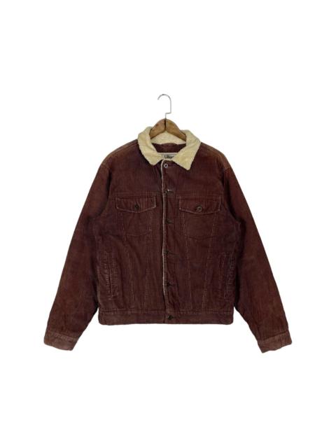 Other Designers L.L. Bean - Vintage LL Bean Corduroy Sherpa Trucker Jacket