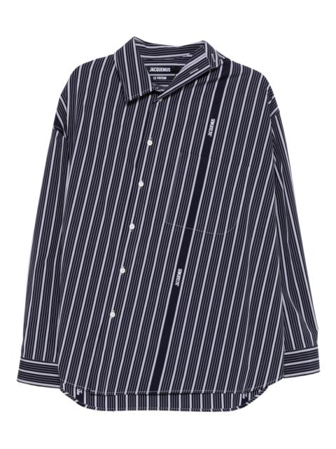 JACQUEMUS Jacquemus Stripe Logo Shirt