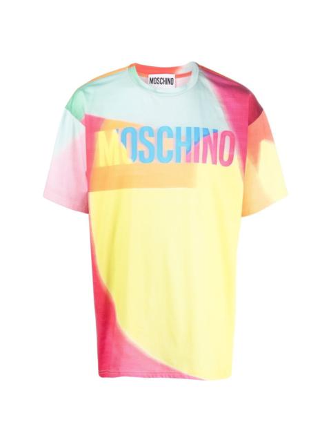Moschino logo colour-block T-shirt
