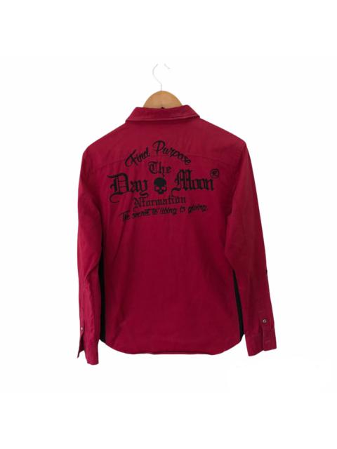 Other Designers Vintage - 🔥THE DAY MOON EMBROIDERY CAFE RACER SHIRT JACKET