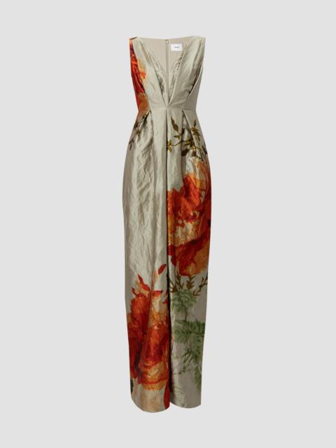 Erdem V NECK GOWN