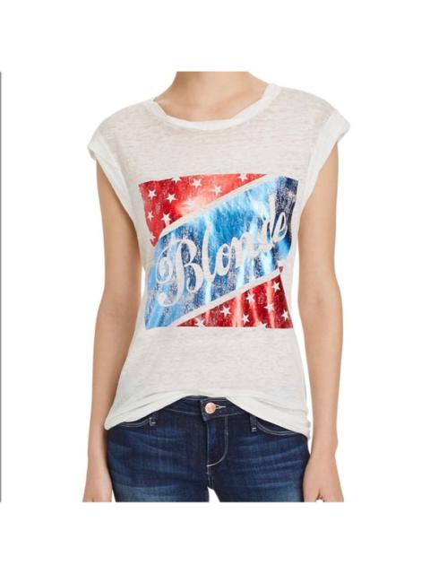 Other Designers Pam & Gela American Blonde Burnout Muscle Tee