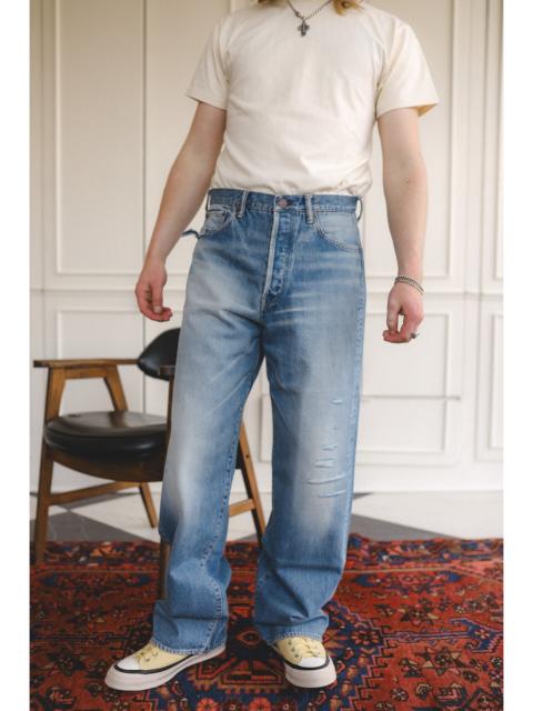 visvim VISVIM SOCIAL SCULPTURE 01 EX WIDE DMGD-43 - INDIGO