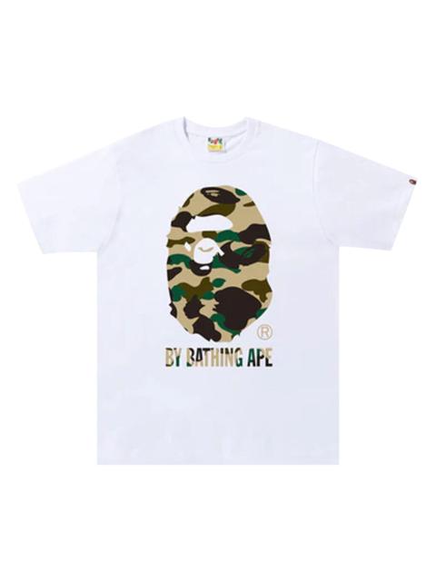 A BATHING APE® BAPE 1st Camo By Bathing Ape Tee 'White/Yellow'