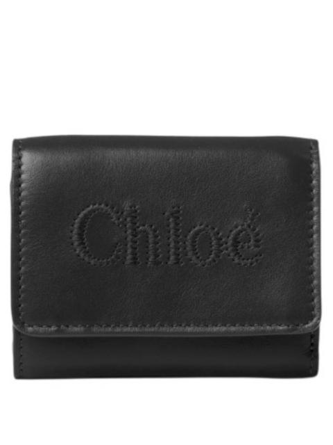 Chloé Chloe Small Tri-Fold Leather Wallet