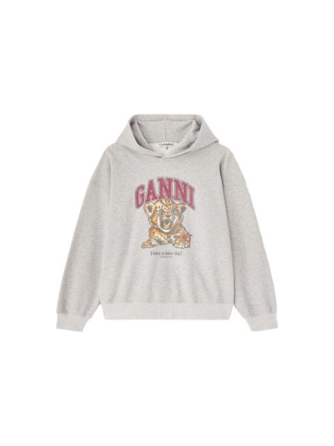 GANNI Margot Kitty Organic Cotton Hoodie