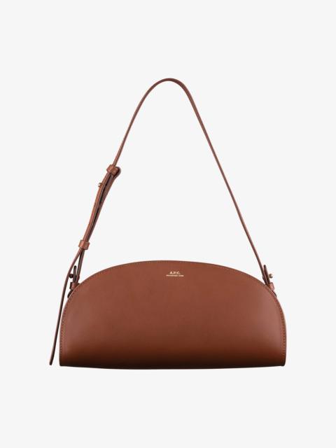 A.P.C. DEMI-LUNE SHOULDER BAG