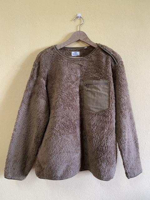 Other Designers Uniqlo - Uniqlo fleece bulky sweatshirt rare design