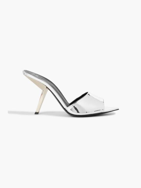 Giuseppe Zanotti Mystero mirrored-leather mules