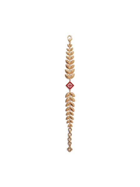 CASABLANCA Gold Laurel Leaf Bracelet | Casablanca Paris