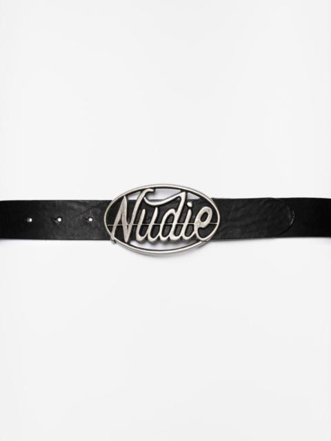 Nudie Jeans Western Embellished Belt Toffee Brown