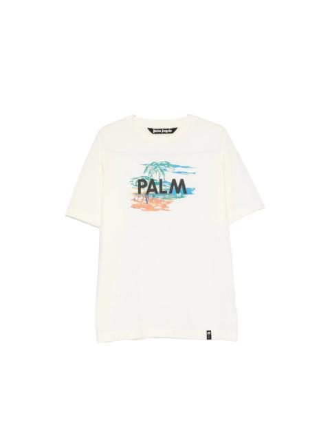 Palm Angels Palm Angels Neutrals T-Shirts & Vests - T-Shirts Men