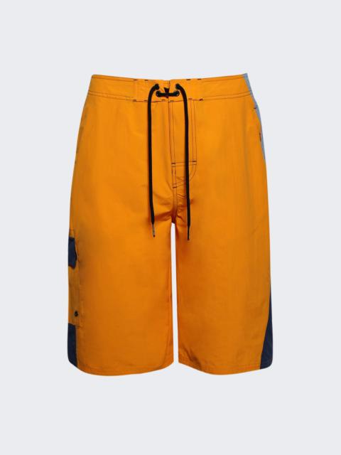 Martine Rose Board Shorts Orange Navy