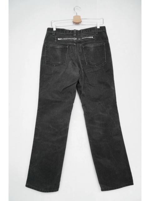 NUMBER (N)INE Number (N)ine Dark Grey Back Zipper Jeans