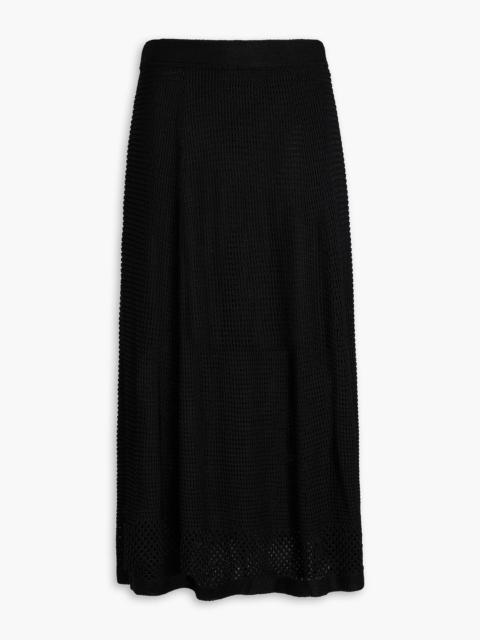 Zimmermann Crochet-knit midi skirt