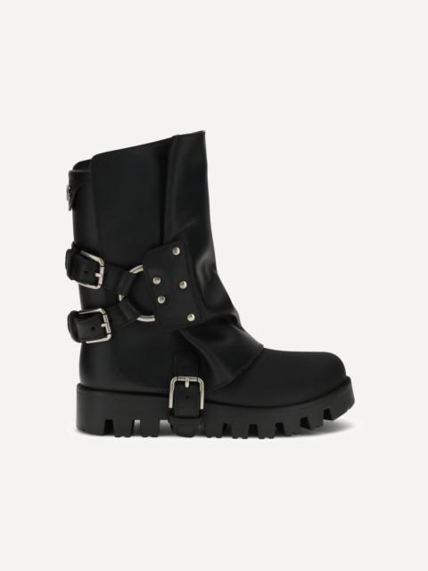 Dolce & Gabbana Leather Ankle Boots