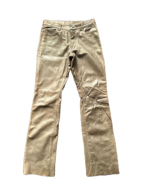 Other Designers Kazuyuki Kumagai Attachment - ATTACHMENT COWHIDE LEATHER PANTS MADE IN JAPAN
