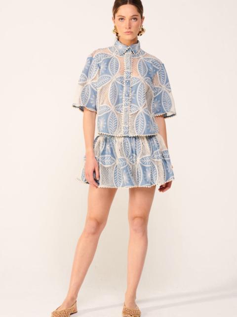 Poupette St Barth Shirt Java - Blue