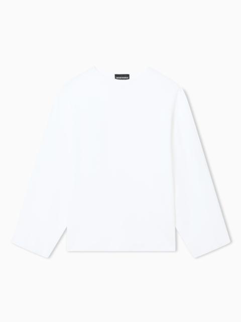 EMPORIO ARMANI LINK-STITCH KNIT JUMPER