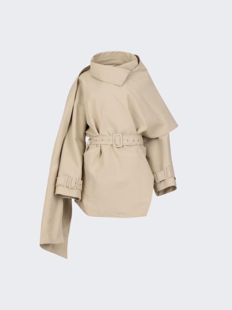 entire studios Mini Scarf Coat Sand