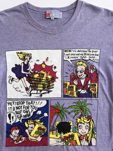 Other Designers Designer - JAPANESE DESIGNER NOBUO IKEDA COMIC PRINTED T-SHIRT