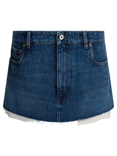 Miu Miu Miu Miu Denim Miniskirt