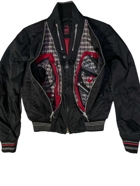 Other Designers Marithe + Francois Girbaud - LE JEAN DE MARITHE FRANCOIS GIRBAUD BAGSKET BOMBER JACKET