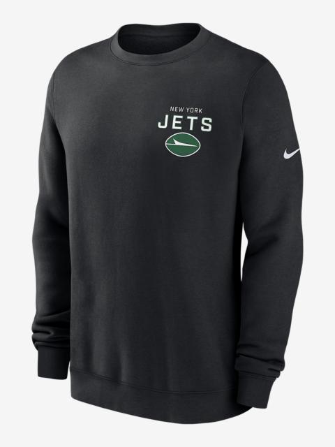 Nike New York Jets Draw Block Club Men's Nike NFL Pullover Crew