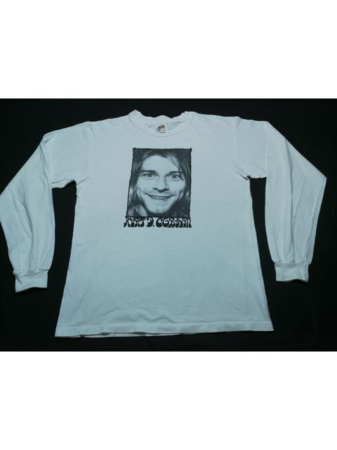 Other Designers Very Rare - True Vintage Kurt Cobain Suicide Note Tee Anvil Usa