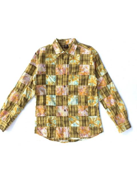 Other Designers Japanese Brand - Smith's American Patchwork Curt Cobain Style Shirt Button Up