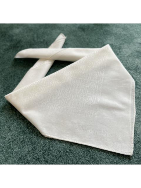 Other Designers Vintage - CHRISTIAN DIOR MONOGRAM BANDANA HANDKERCHIEF NECKERCHIEF