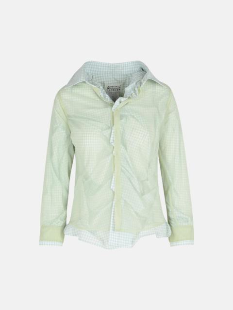 Maison Margiela GREEN COTTON SHIRT