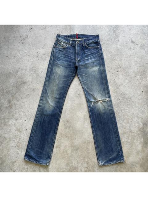 Other Designers Vintage Japanese Rusty Jeans Distressed Denim Faded Pants