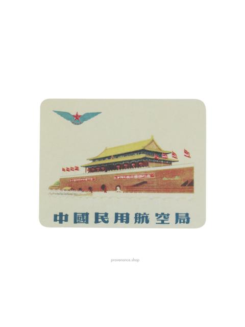 Louis Vuitton Airline Label Postcard Sticker- PALACE MUSEUM