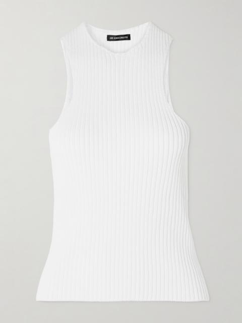 Ann Demeulemeester Noya Ribbed Cotton Tank