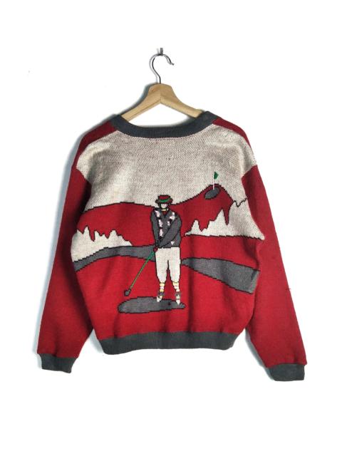 Other Designers Vintage Mens Golf Buttons Knitwear
