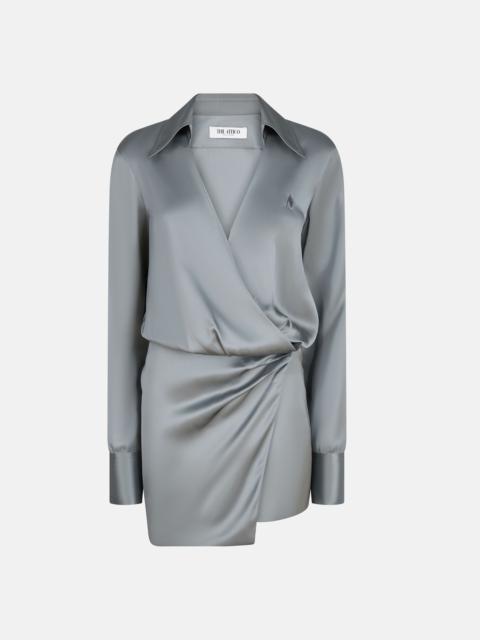 THE ATTICO GREY MINI DRESS