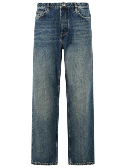 Off-White Off-White 'Half Arrow Tapered' Blue Cotton Jeans Men