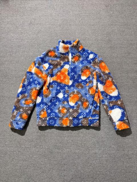 Louis Vuitton Louis Vuitton Colorful Fleece Zipper Jacket