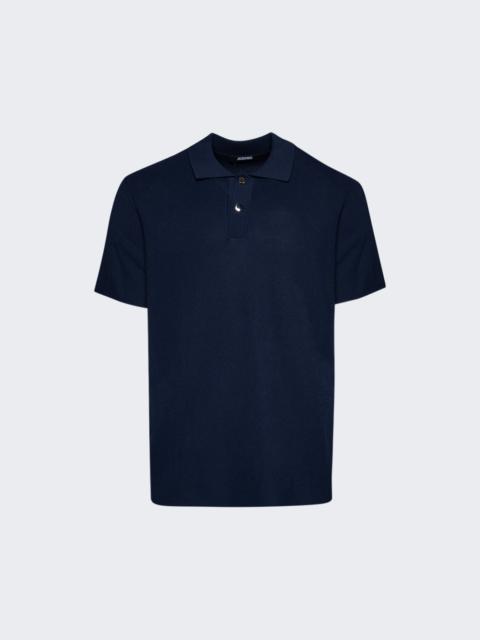 JACQUEMUS Le Polo Maille Shirt Dark Navy