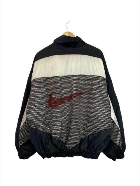 Nike Rare! Vintage Nike Big Logo Black White Jacket