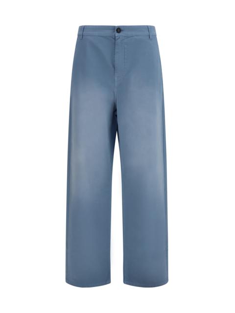 Miu Miu Miu Miu Women Garment-Dyed Wide-Leg Pants