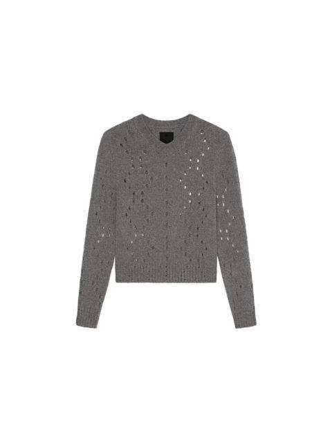 Givenchy Givenchy Short V Neck Sweater Medium Grey