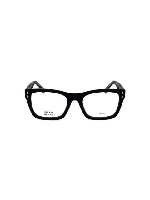 Isabel Marant Isabel Marant Ladies Black Rectangular Eyeglass Frames IM 0018-807-1