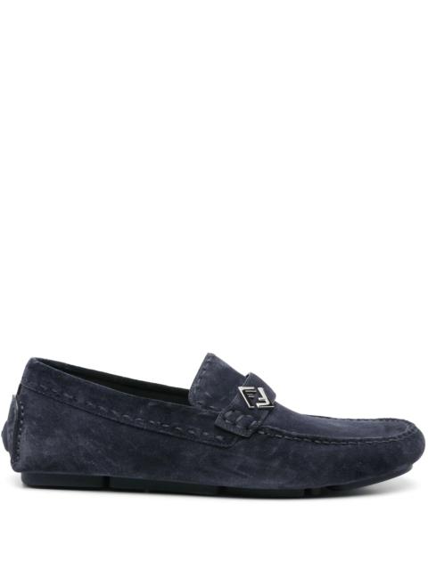 FENDI Leather Loafers