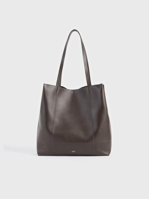 TOTEME Roam leather tote brown - Preorder