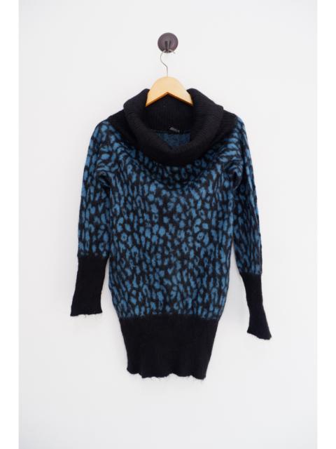 Hysteric Glamour Vintage Y2K Hysteric Glamour Leopard Mohair Turtle Neck