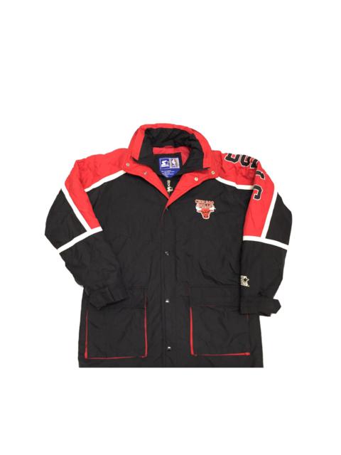 Other Designers Vintage - Vintage chicago bulls Starter NBA parka