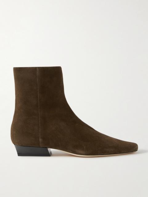 STAUD Wally Suede Ankle Boots