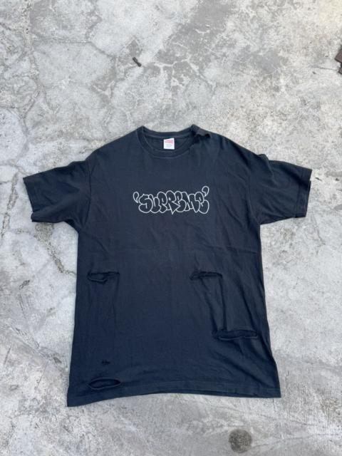 Supreme RARE 2008 Supreme JA Graffiti Tee Distressed
